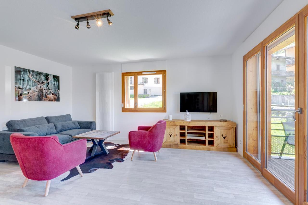 Apartament La Poudreuse - Duplex Avec Balcon Vue Montagne - Flumet Zewnętrze zdjęcie