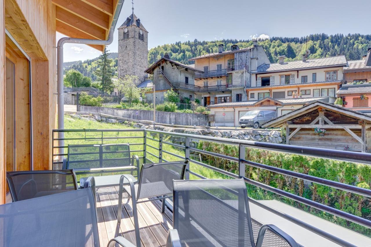 La Poudreuse - Duplex Avec Balcon Vue Montagne - Flumet Zewnętrze zdjęcie