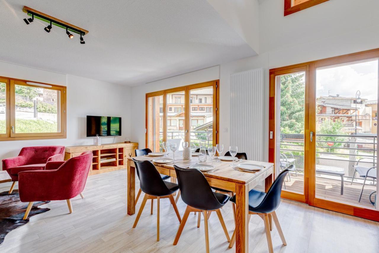 Apartament La Poudreuse - Duplex Avec Balcon Vue Montagne - Flumet Zewnętrze zdjęcie