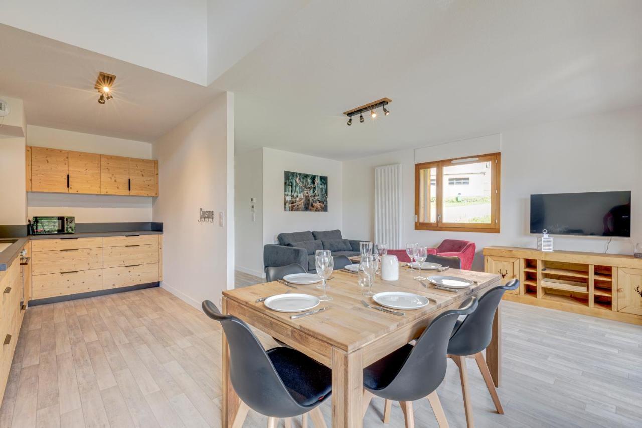 Apartament La Poudreuse - Duplex Avec Balcon Vue Montagne - Flumet Zewnętrze zdjęcie