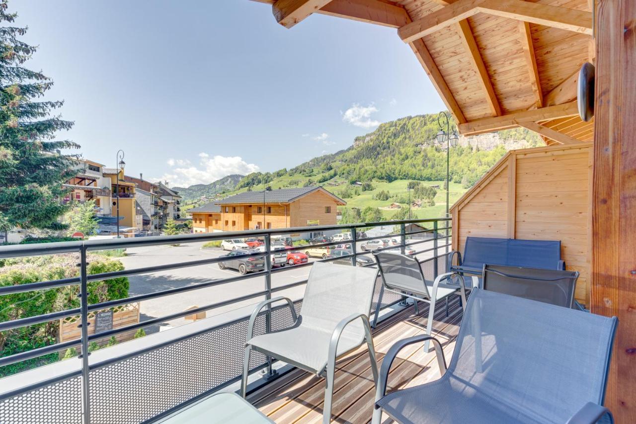 Apartament La Poudreuse - Duplex Avec Balcon Vue Montagne - Flumet Zewnętrze zdjęcie