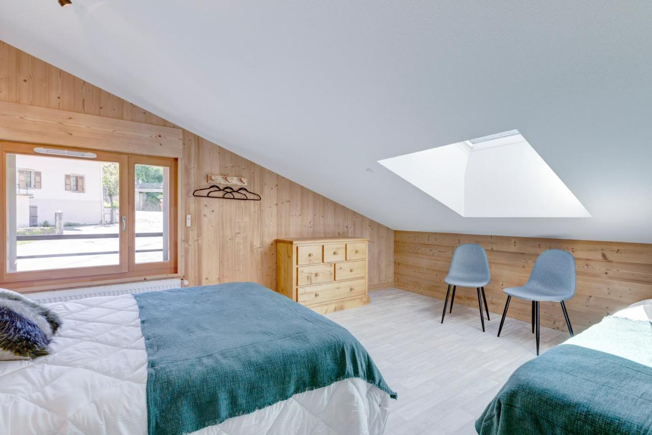 La Poudreuse - Duplex Avec Balcon Vue Montagne - Flumet Zewnętrze zdjęcie