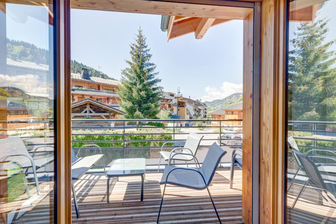 Apartament La Poudreuse - Duplex Avec Balcon Vue Montagne - Flumet Zewnętrze zdjęcie
