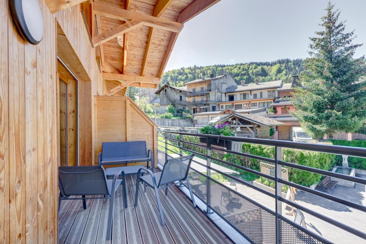 La Poudreuse - Duplex Avec Balcon Vue Montagne - Flumet Zewnętrze zdjęcie