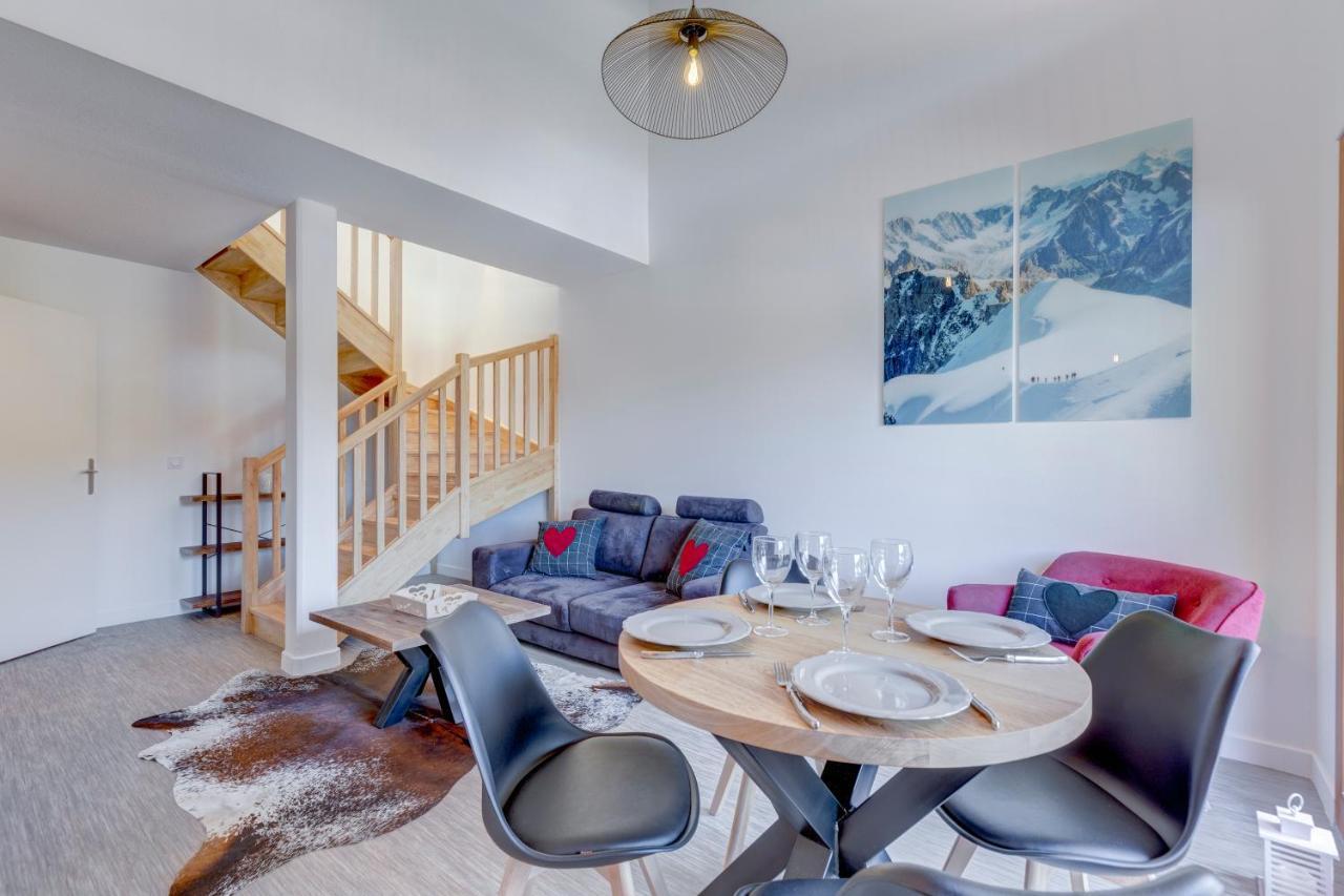 La Poudreuse - Duplex Avec Balcon Vue Montagne - Flumet Zewnętrze zdjęcie