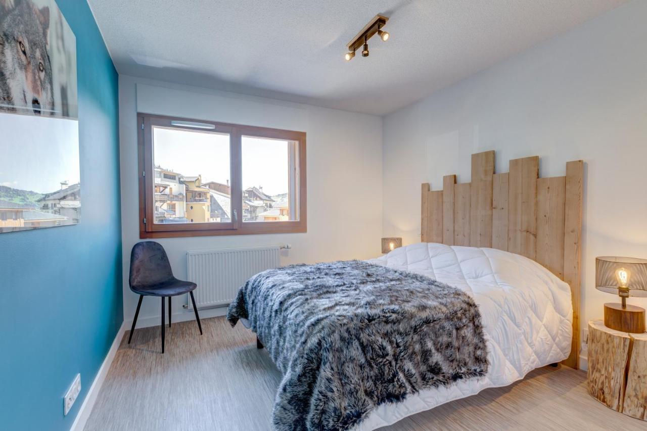 La Poudreuse - Duplex Avec Balcon Vue Montagne - Flumet Zewnętrze zdjęcie