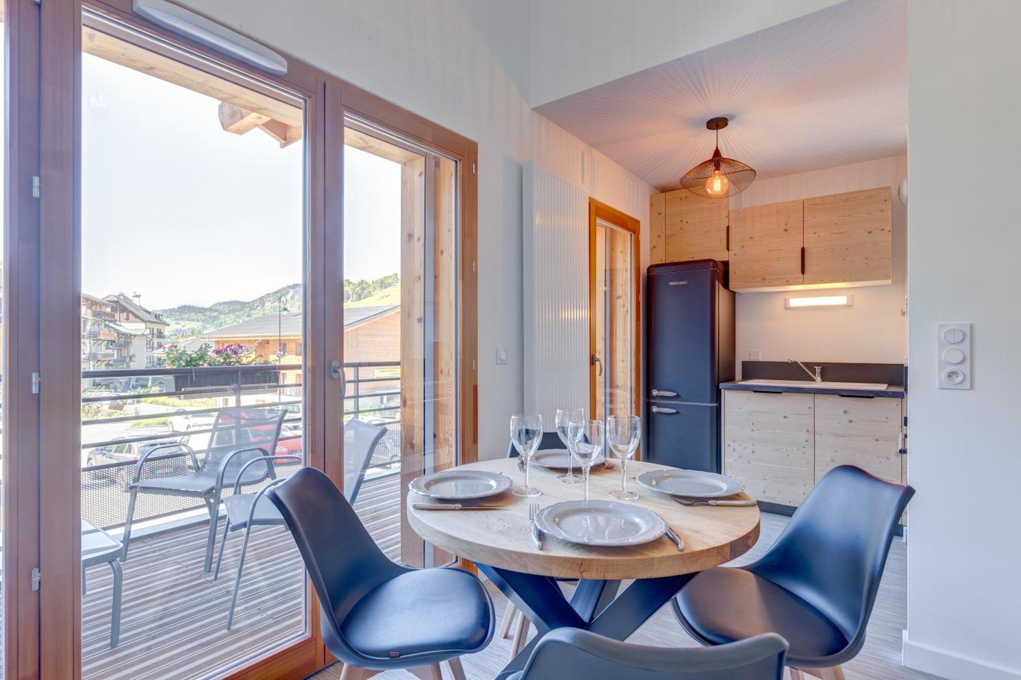 La Poudreuse - Duplex Avec Balcon Vue Montagne - Flumet Pokój zdjęcie